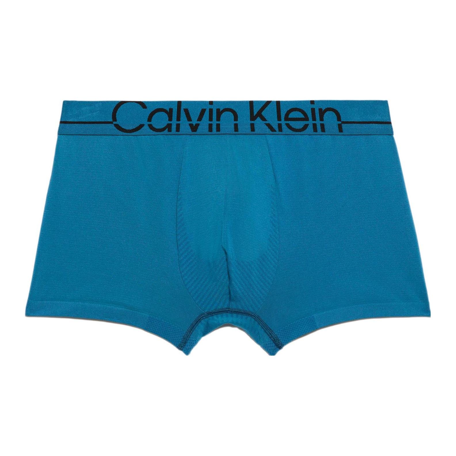 

Calvin Klein 4D Support Series SS22 Letter Print Solid Color Mid-Rise Boxer Shorts Men bottoms Blue NB3031-CX3 M