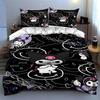 Cute Gothic Characters Bedding Duvet Cover Sets Duvet Covers Pillowcases Gifts (1 * Duvet Cover 2 * Pillowcases, Without Duvet Insert)