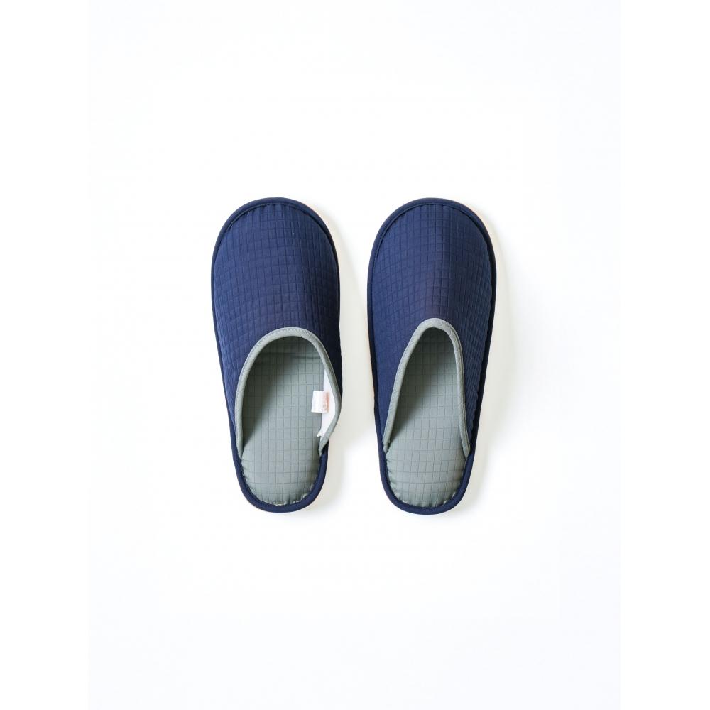 Daiso Waffelstoff Colorblock Hausschuhe 250 270 Mm Marineblau