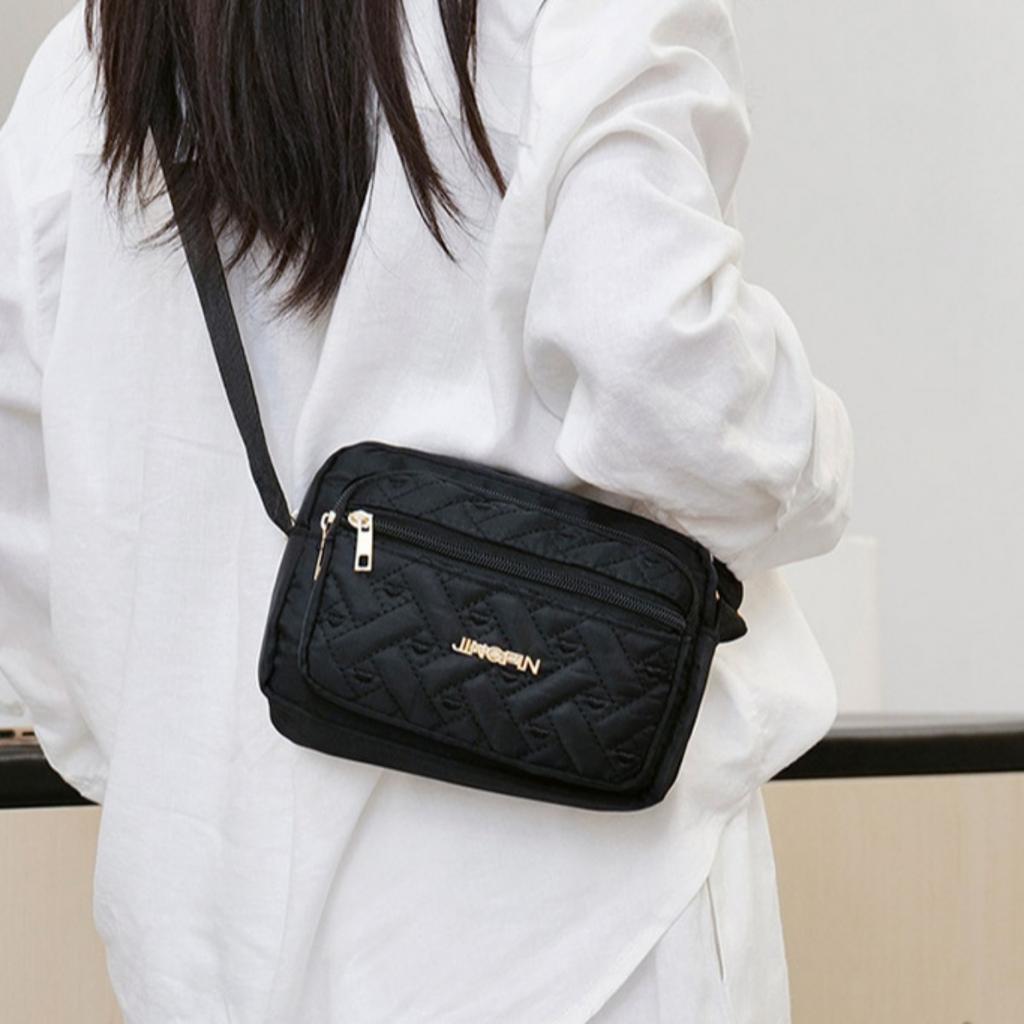 Unisex Casual Shoulder Bag - Adjustable Shoulder Strap, Multi Compartment Design, Portable and Lightweight, Suitable for Daily Commuting and Travel