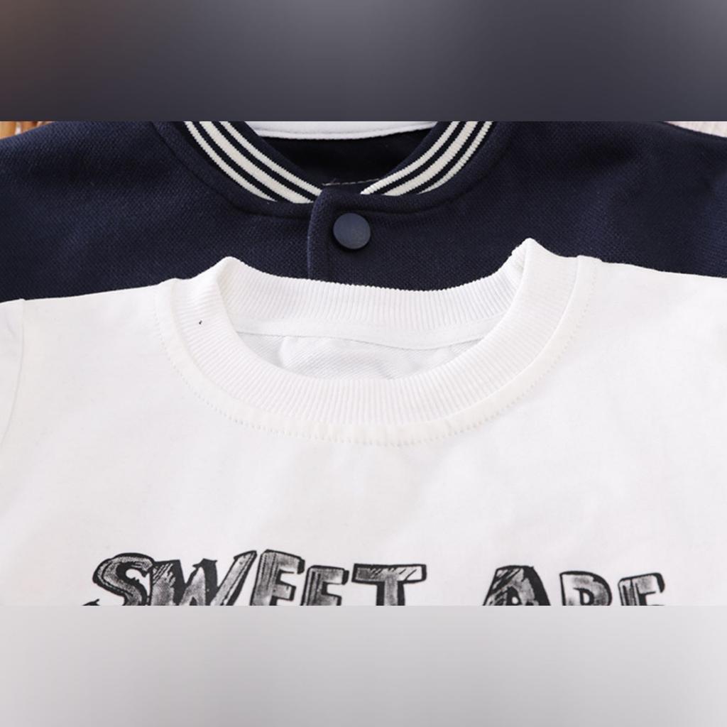 Barn Casual Långärmad Set, Bekväma Vardagskläder