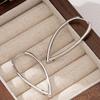 A pair of new simple irregular ear buckles, simple and versatile, cold wind earrings