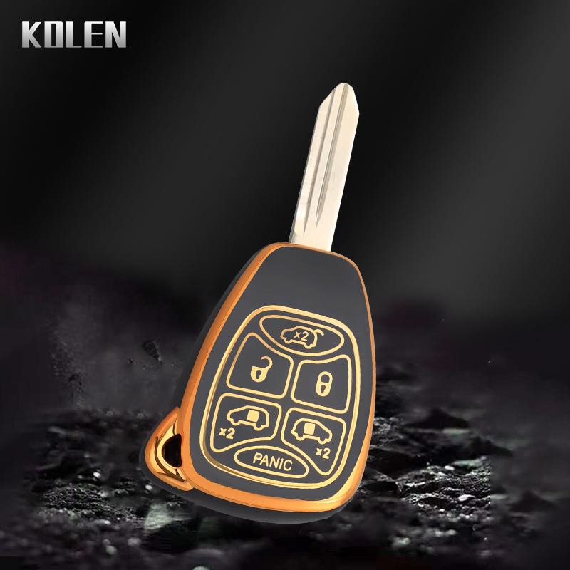 Fashion Tpu Car Key Cover Case Shell Fob For Cherysler 300C Pt Cruiser Sebring Dodge Caliber Nitro Jcuv For Jeep Compass Liberty