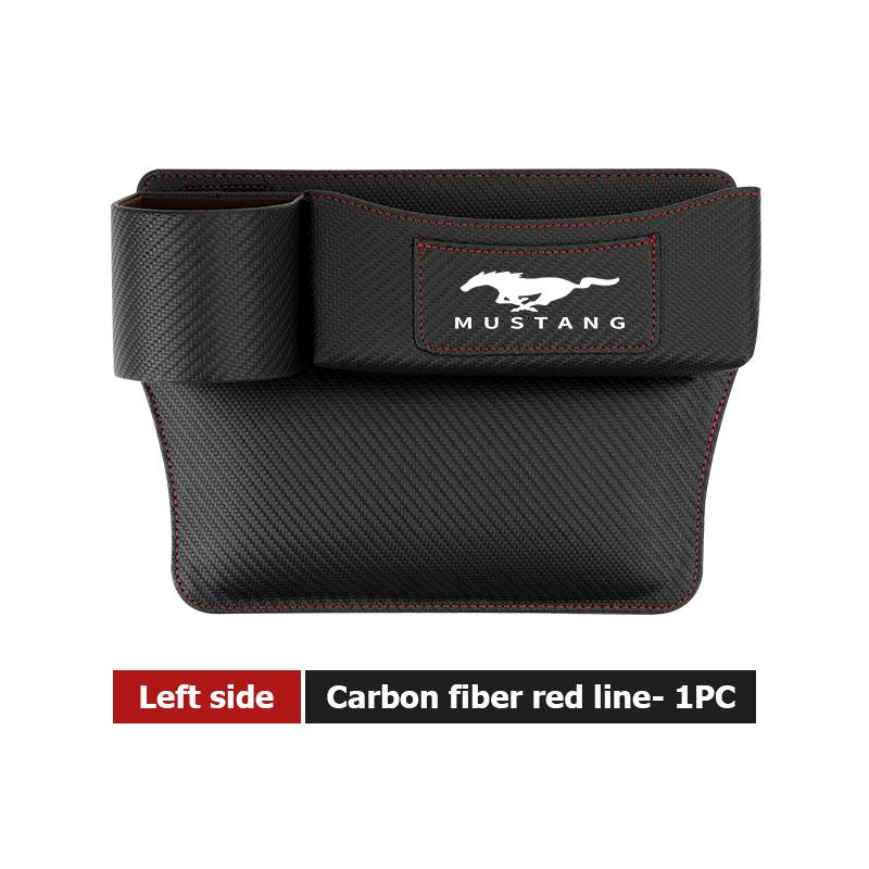 YYQO6 Leather Car Seat Gap Water Cup Holder Box Storage Bag For Ford Escape Ecosport Fusion Explorer Expedition Taurus