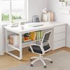 Home Office Writing Desk with Drawer - Student & Computer Desktop Workstation for Bedroom Study
