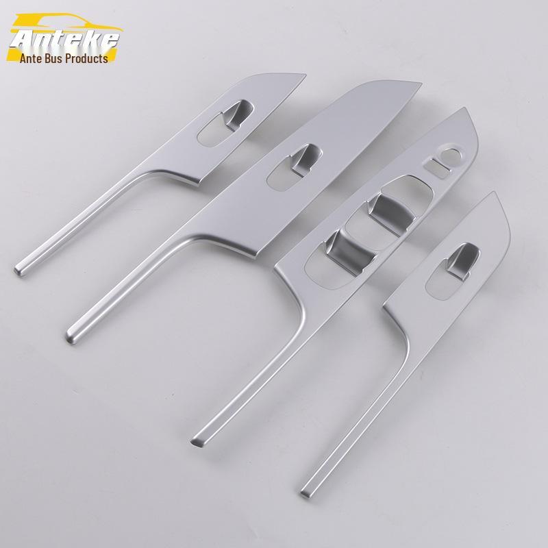 

18 Накладка на переключатель Tuda Glass и наклейка на кнопку стеклоподъемника автомобиля, набор аксессуаров с пайетками