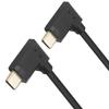 USB C to USB C Cable Right Angle USB C Fast Charging Cable 10Gbps Data Transfer Cord for Mobile Phone Laptop Tablet