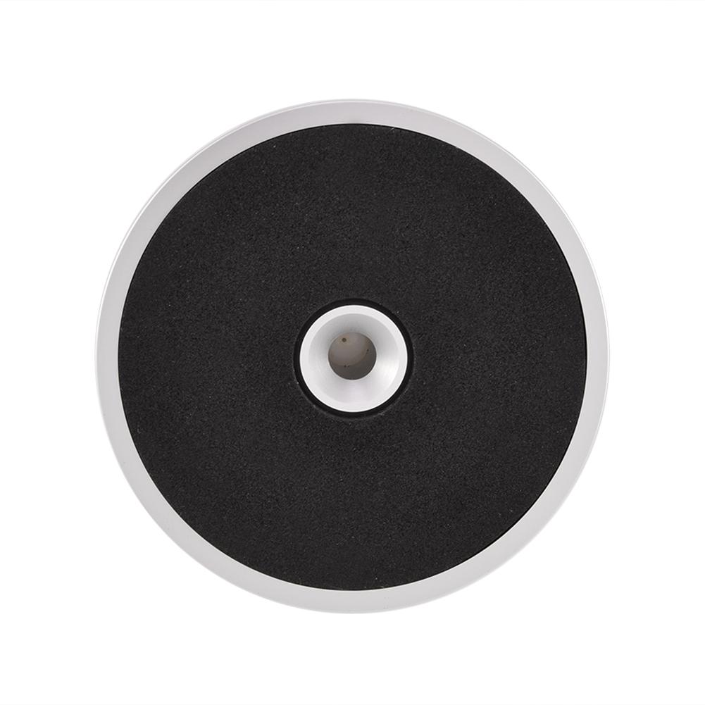 60Hz Turntable Disc Record Stabilizer Clamp with Bubble Level for LP Vinyl Record Player Silver
