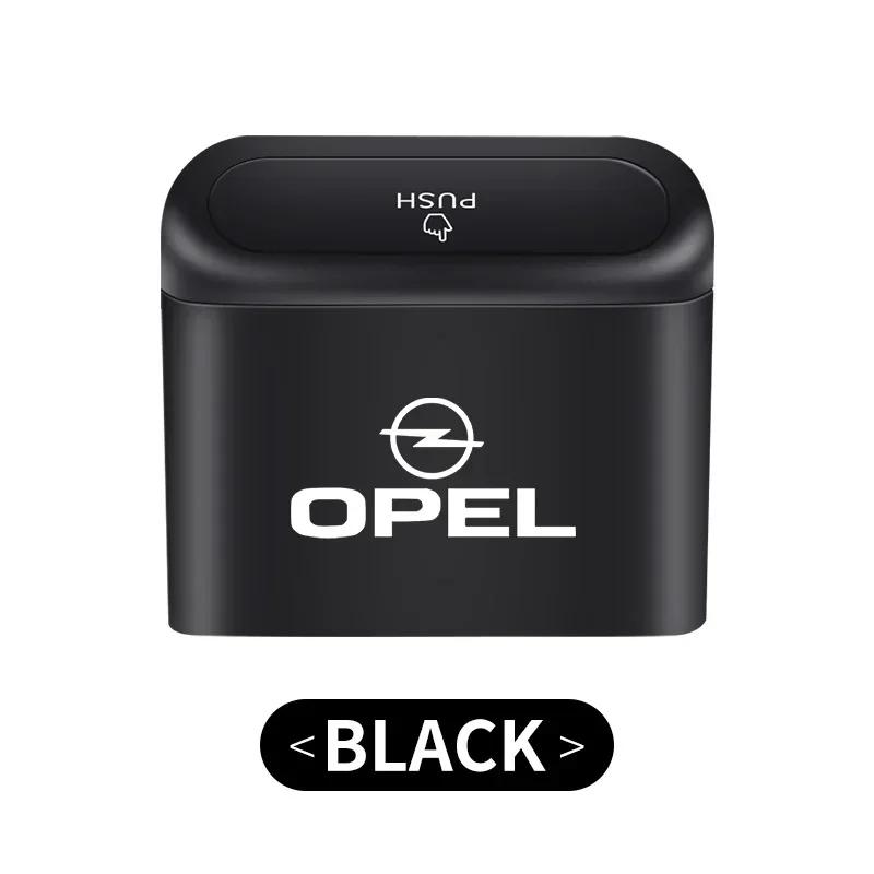 AAAYJ1 Contenitore Porta Rifiuti Polvere per Veicoli Scatola Portaoggetti Accessori Interni Auto per Opel Astra Insignia Corsa Zafira Meriva Mokka Vivaro Vectra