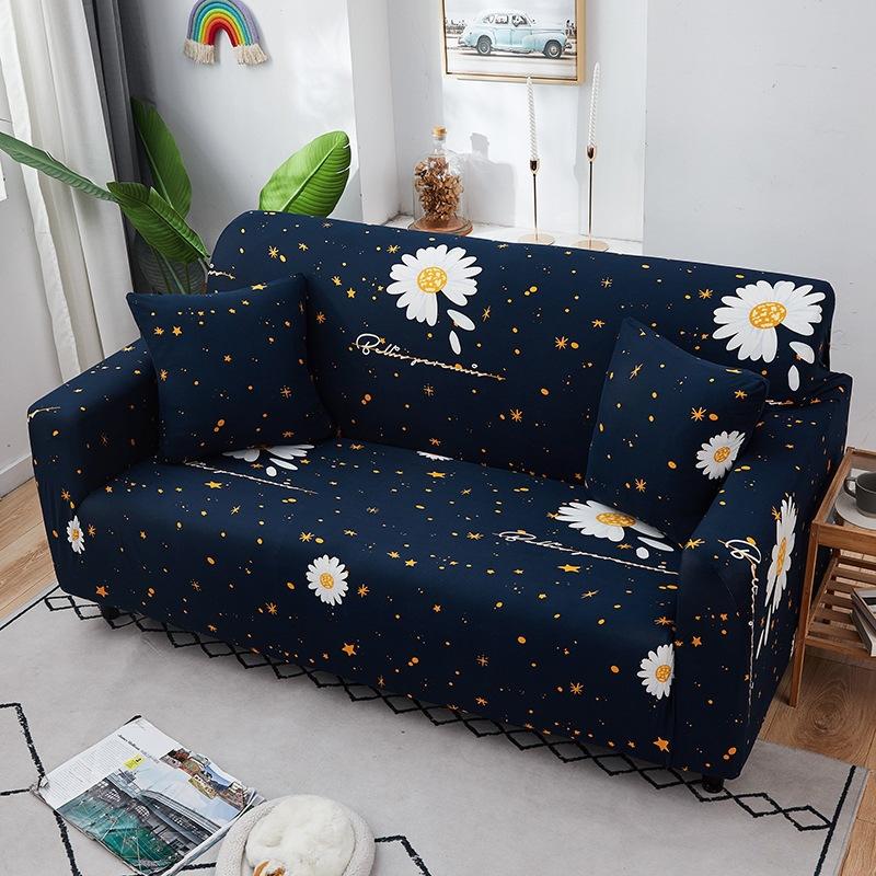 

Чехол для дивана с принтом Многофункциональный вязаный эластичный чехол для дивана-наматрасник Чехол для дивана «все включено» 90-140