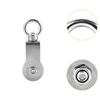 Swivel Pulley Block 360 Degree Rotation Stainless Steel Fitness Equipment Smooth Cable Pulley for Clothesline DIY Home Projects