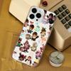 Cute M-Monchhichis New Phone Case For Xiaomi Mi 14 13 12 11 10 10T 14T Poco X6 F5 F4 X7 X4 X3 NFC Lite GT Pro 4G 5G Back Cover