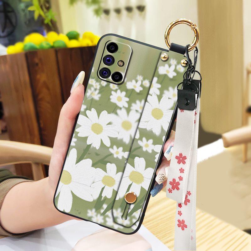 Silicone Fashion Design Phone Case For Samsung Galaxy M31S/SM-M317F/M315F Waterproof Oil Painting Ring Phone Holder