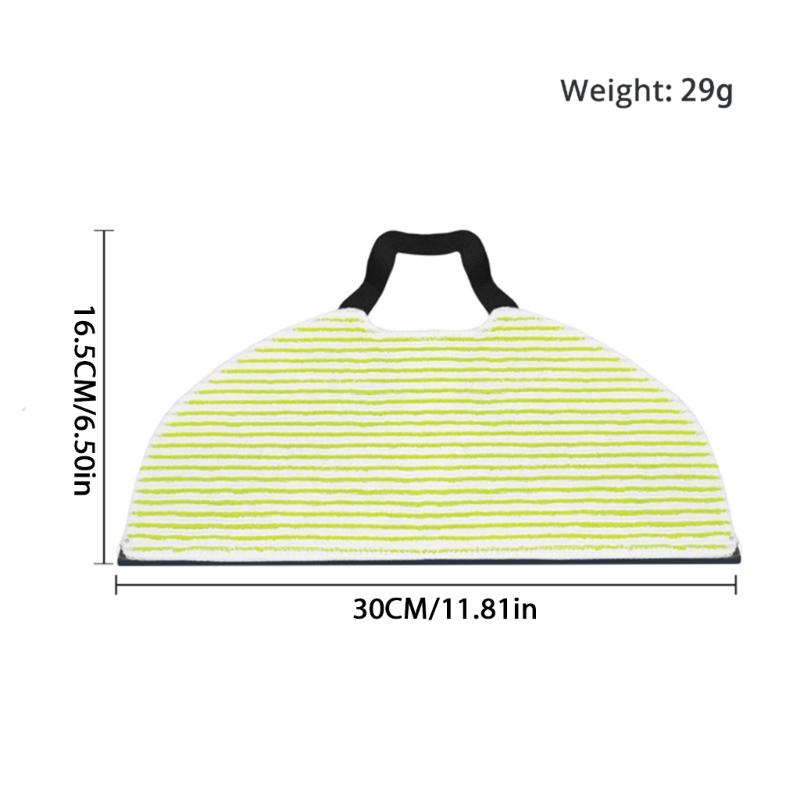 Set of 8 Mop Cloths Sweeping Robot Mop Cloth Sweeping Robot Replacement Part Fabric Texture Mopping Cloth for RV2610WD