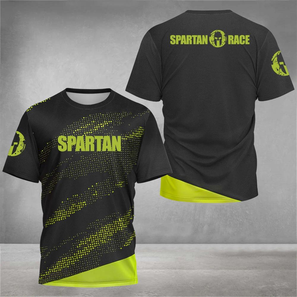 

2026 New Spartan 3D Graphic Printed T Shirt Men Fitness Gym Compression Short Sleeve Breathable T Shirt O-neck Top T Shirts S