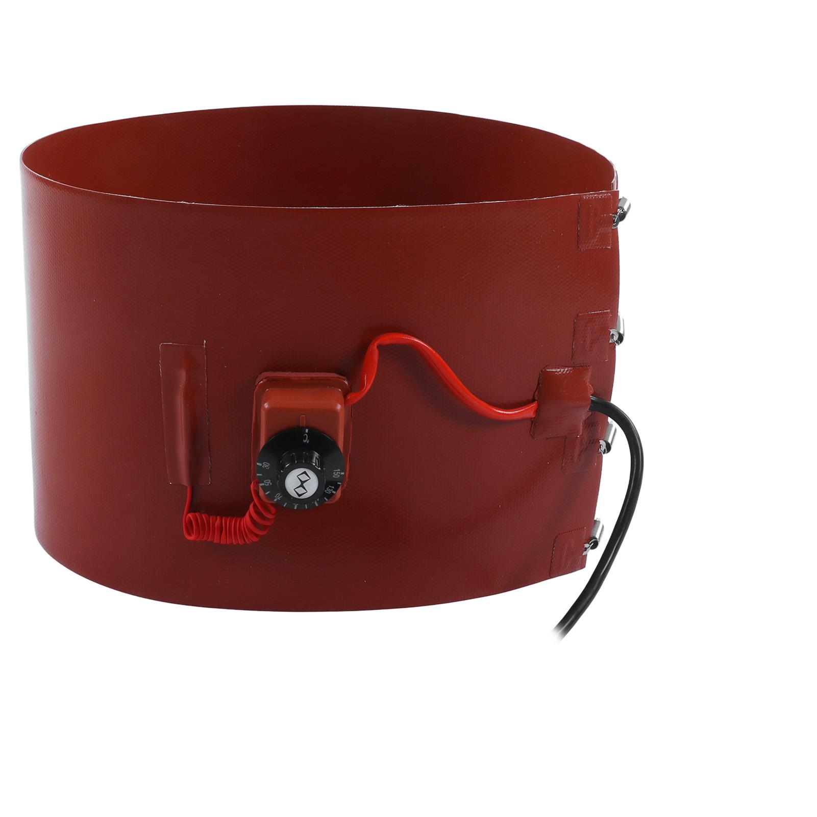 

Нагрівальна ковдра для бочки 50 л, 1200 Вт, силіконова електрична нагрівальна ковдра для масляної бочки з термостатом, обладнання для транспортування