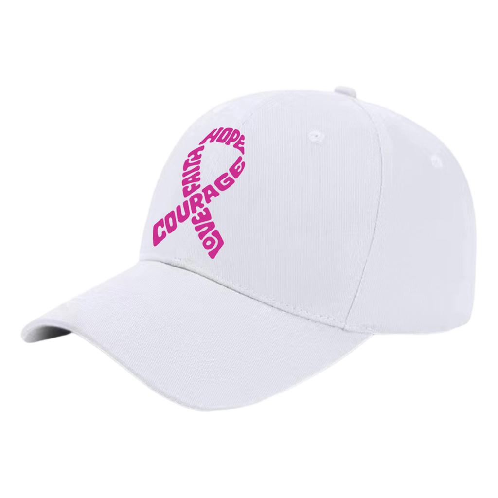 Deep Crown Baseball Cap Fashionable Sun Hat Printed Peaked Cap