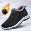 Fashion Men'S Winter New Style With Plush And Thick Snow Boots Warm And Comfortable Cotton Shoes Fashionable And Casual Sports Shoes