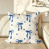 Pattern BBow Cushion Cover Pillow Case Antidustmite Pillowcase Silky Short Plush Sofa Cushion Cover hot