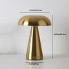 Touch Sensor LED Table Lamp Rechargeable Mushroom Lamp Retro Bar Table Lamp  Bedside