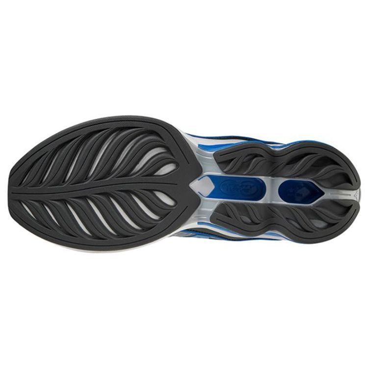 Mizuno Wave Creation 23 Carbon Plate Non-Slip Shock Absorption Low-Top Running Shoes Men Sneakers Silver Gray Blue J1GC220141