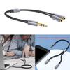 Headphone Cord for Computer 3.5mm Male To 2Port 3.5mm Female Headsets Splitters