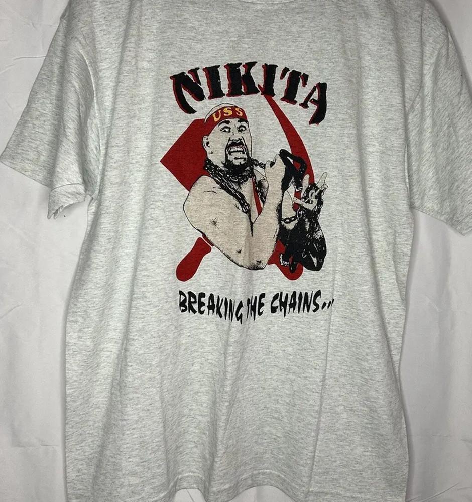 

Никита Колофф Футболка для рестлинга серая унисекс JJ5203 3XL