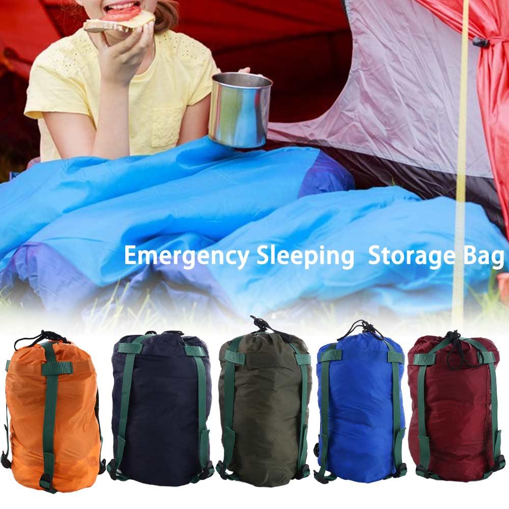 Compression Stuff Sack Sleeping Bag Storage Bag Emergency Sleeping Storage Bag Outdoor Bivvy