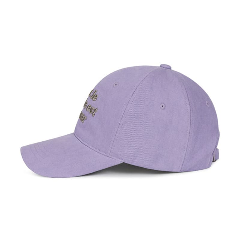 VARZAR TMV Lettering Ball Cap [Washed Lavender]