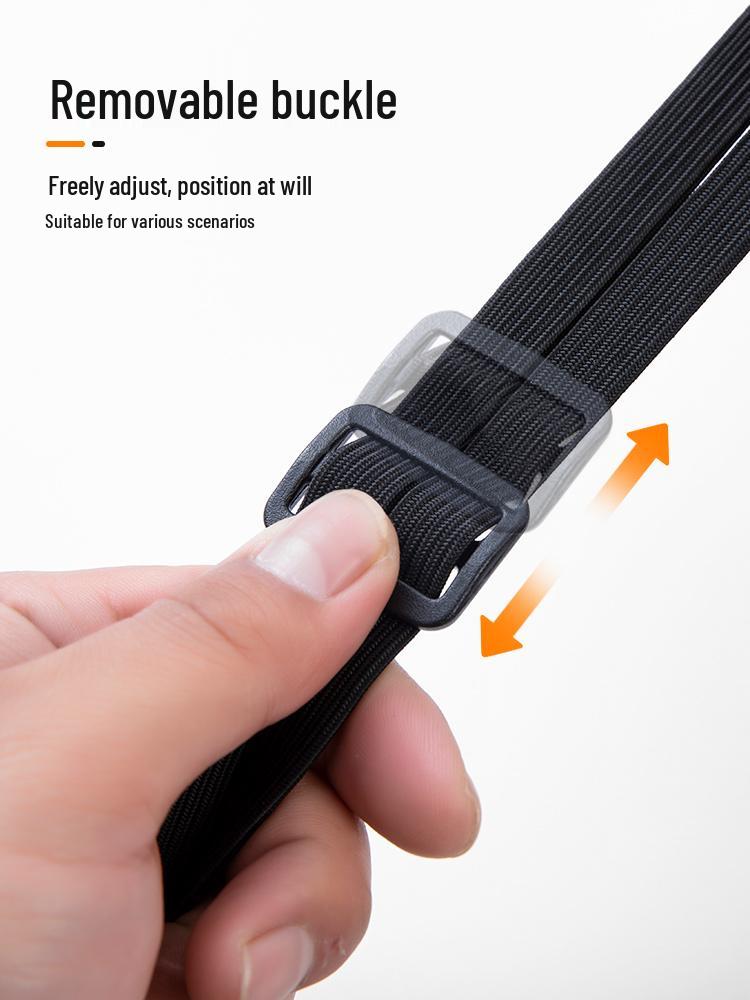 Motorcycle Tie-Down Rope, Helmet Strap, Elastic Band, Bundling Rope for Bicycles and E-Vehicles