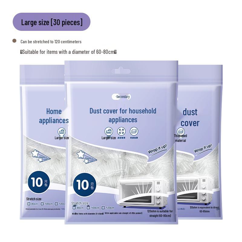 Extra Thick Transparent Dust Cover for Large Appliances and Pots