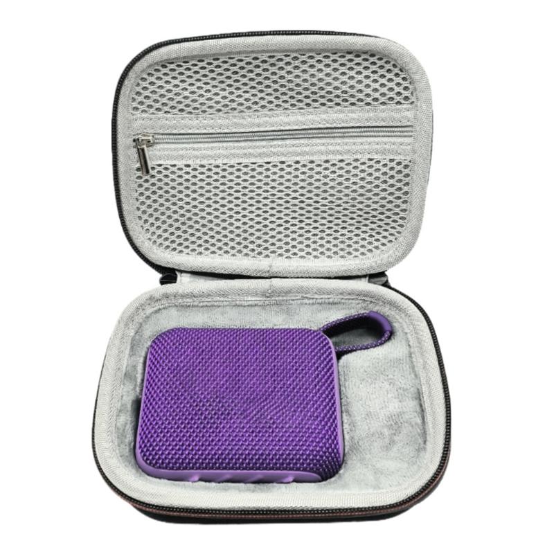 Speaker Case Bag for GO4 Speaker Hard EVA Case with Plushs Linning Protector Convenient and Lightweight Pouches