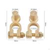 Positive & Negative Battery Terminal Clamps Accessory Brass Quick Connector Set for Trailers Trucks
