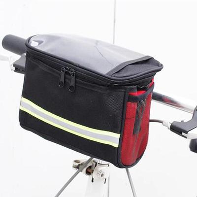 Torba na kierownicę rowerową przednią Torba na ramę rowerową Organizer na sakwy Wodoodporne torby na telefon MTB Wielofunkcyjna Przenośna torba na ramię