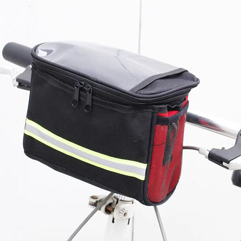 1/2Pcs Bicycle Front Handlebar Bag Outdoor Cycling Bike Phone Mount Bags Bicycle Skateboard Front Bag Bicycle Riding Bag New