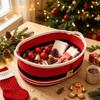 Cotton rope woven storage basket, Christmas party decoration, snack candy storage basket, Christmas gift box