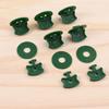 Rustproof Twist Fasteners & Sealing Washers Plastic Plant Support Clips Suitable For Greenhouse Bubble Net Stabilization