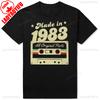 Vintage Made In 1983 Limited Edition 42st Birthday Gift Tshirt For Unisex Unisex Unisex Retro Casual Short Sleeve