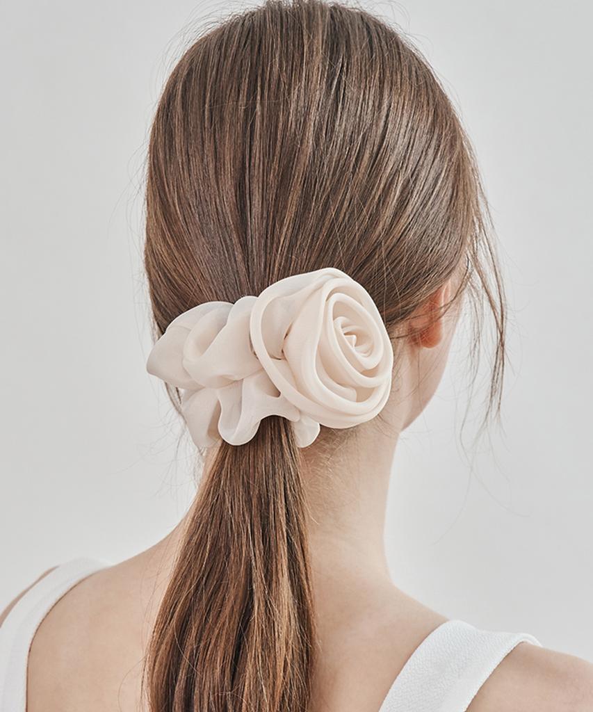 Ellejewelry Lovely Rose Hair Scrunchie Elsc012