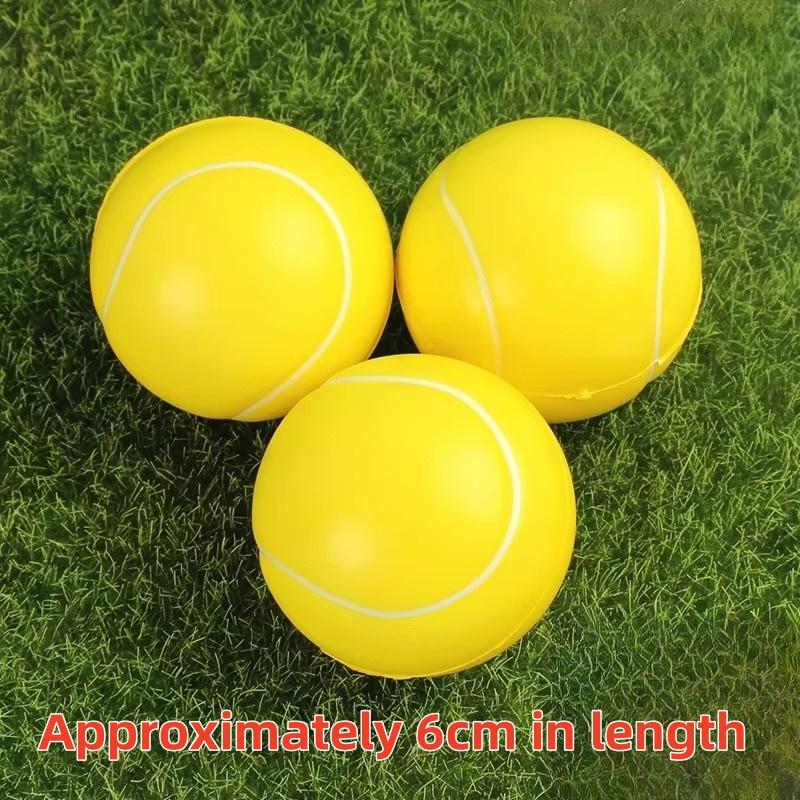 12Pcs Pu Solid Elastic Sponge Ball Bubble Ball Basketball Tennis Baseball Rugby Grip Ball Stress Relief Toy Scene Decorations