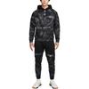 Nike FW22 Full Print Hooded Pullover Sweatshirt Men Tops Black DQ6950-010
