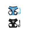 Adjustable Dog Harness Vest Leash Set Outdoor Walking Lead with Collar Pet Safety Strap