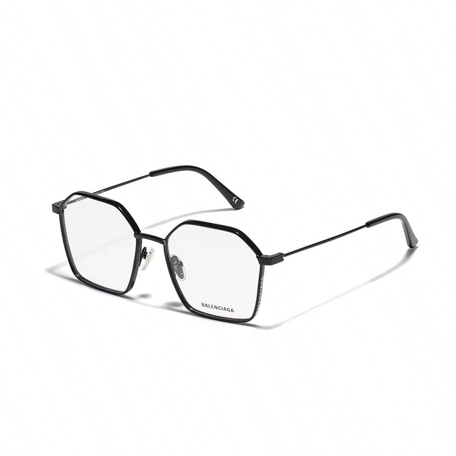 

Balenciaga BB0198O 001 54 Hexagonal Eyeglasses Frame чорний