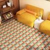 Plaid Retro Carpet Living Room Large Area Study Bedroom Bedside Soft Floor Mat Room Leisure Area Coffee Table Rug Tapis