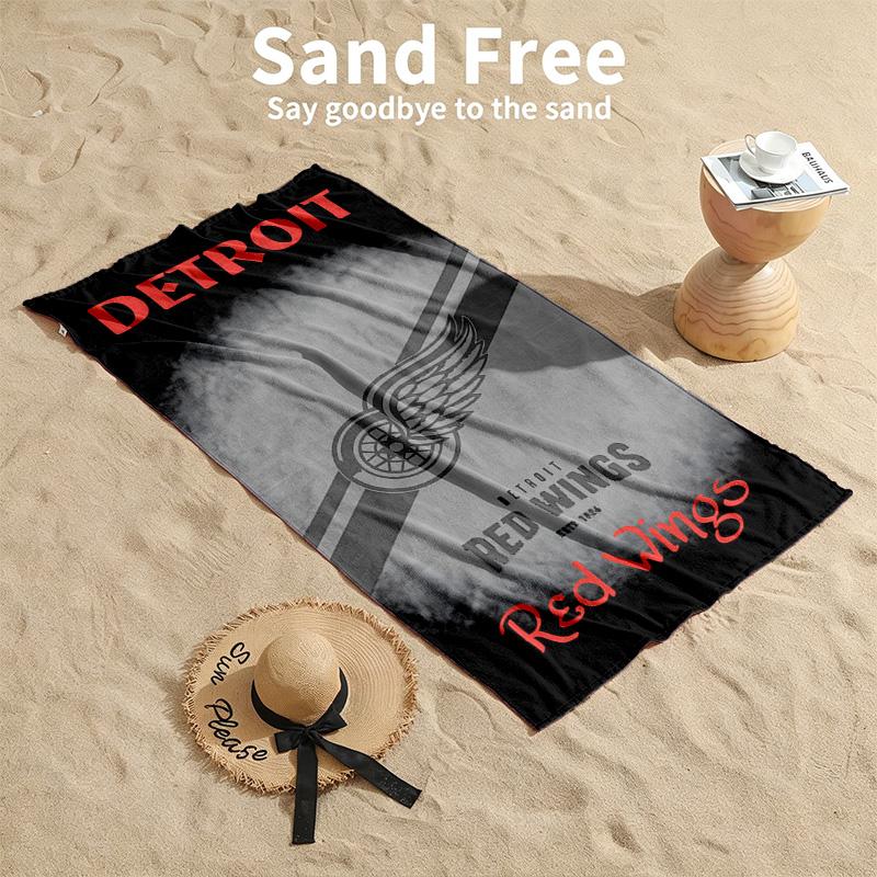 Detroit Red Wings Beach towels also serve as bath towels summer essential a musthave for the outdoors the beach and the pool