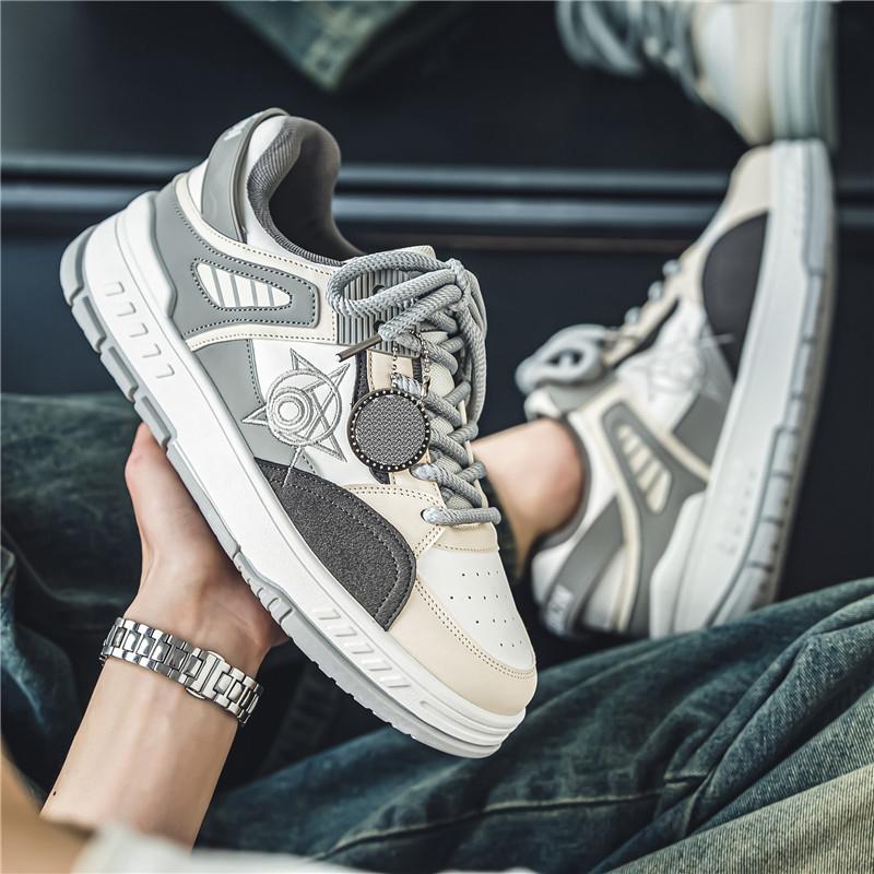 Fashion Designer Skateboard Shoes Men Streetwear Hip Hop Sneakers Men Luxury Platform Skateboard Trendy Personalized Youth Shoes