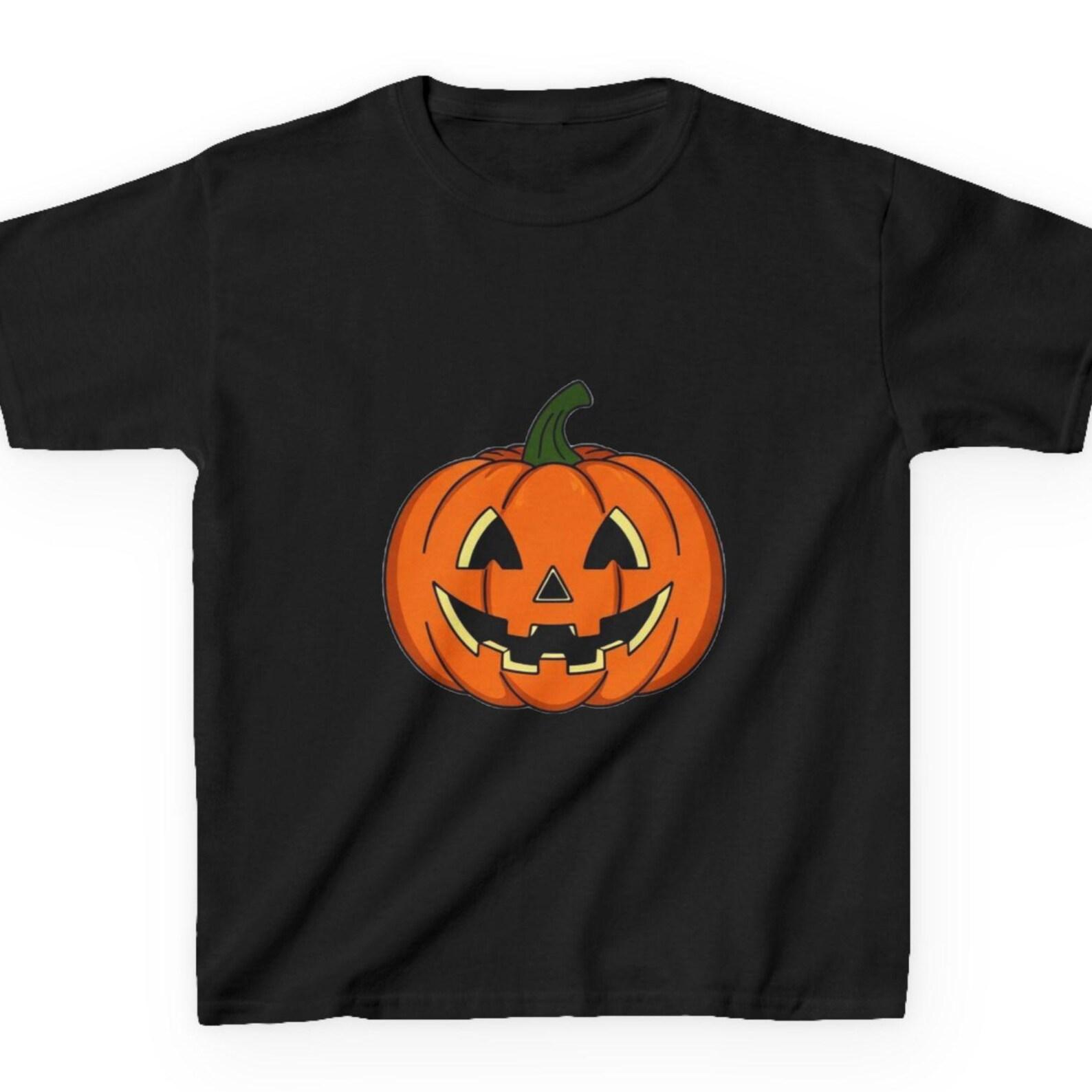Jack-o -Lantern Pumpkin Kids T-Shirt | Halloween Pumpkin Shirt 150