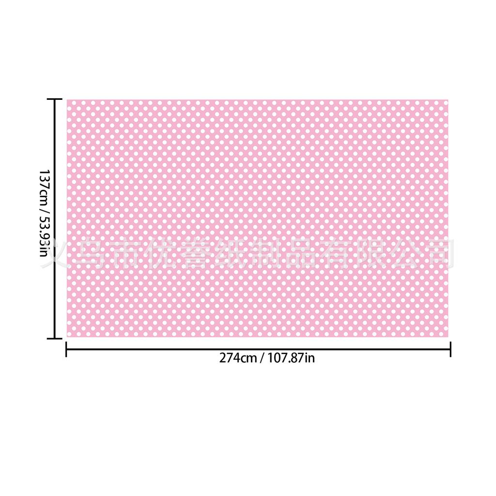 Spot Bronzing Weiß Foundation/Foundation/Blauer Hintergrund Großes Goldpunkt-Thema Tischdecke Einwegtischdecke Wasserdicht