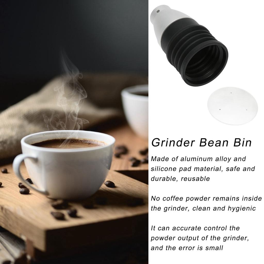 60g Grinder Blowing Bean Bin Aluminium Alloy Coffee Grinder Cleaning Tool for