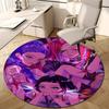 1pc KPop Demon Hunters3 Design Printed Area Round Carpet for Bedroom Living Room Home Decor Rugs Mat Non Slip Mat Rug for Bedside
